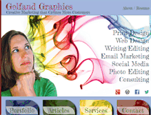 Tablet Screenshot of gelfandgraphics.com